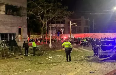 Detonan explosivo frente a sede de la Fiscala en Trujillo.