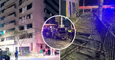 Detonan explosivo frente a sede de la Fiscala en Trujillo.