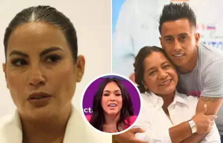 Jazmn Pinedo critica a Pamela Lpez por pelea con madre de Christian Cueva.