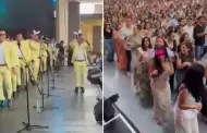 Fans de Armona 10 hacen coreografa de 'El Baile del Conejito' en concierto y usuarios reaccionan: "Es una clase de Zumba"