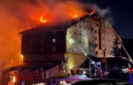 Incendio en hotel de una estacin de esqu dej decenas de fallecidos y ms de 40 heridos