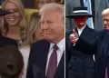 Donald Trump y el incmodo momento que vivi al querer besar a su esposa en toma de mando de EE.UU.