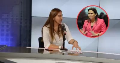 Katherine Ampuero reta a Marisol Prez Tello.