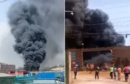 Reportan FUERTE INCENDIO en depsito de chatarra en Lurigancho-Chosica: Esto se sabe hasta el momento