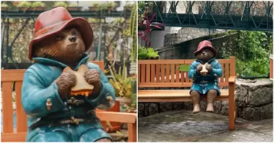 Estatua del oso Paddington llega a Machu Picchu