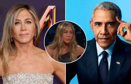 Jennifer Aniston y Barack Obama.