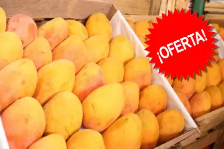 Mangos alcanzan precios increblemente bajos en los mercados de Lima.