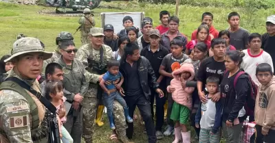 6 Brigada de Selva junto a la AE realizarn la evacuacin de 53 Pobladores en l