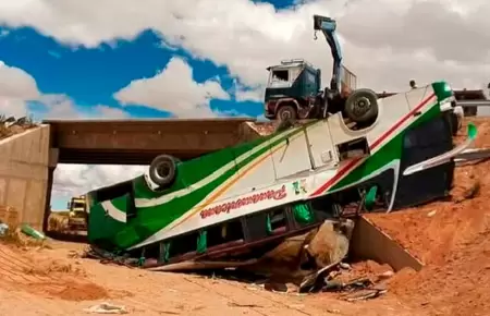 Accidente en Potos deja 19 fallecidos.