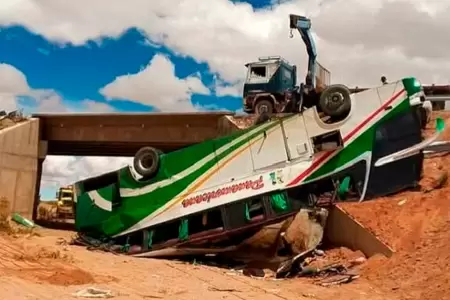 Accidente en Potos deja 19 fallecidos.