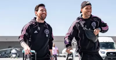 Lionel Messi ha llegado a Lima para duelo frente a la U.