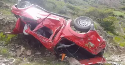 Accidente de ncash deja 2 muertos.