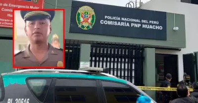 Polica detenido en Huacho por presunto caso de extorsin.