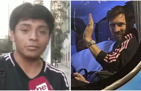 Joven falta al trabajo para ver a Lionel Messi