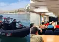 Marina de Guerra rescata a nueve tripulantes de pesquero San Andrs frente al Puerto de Ilo tras naufragio