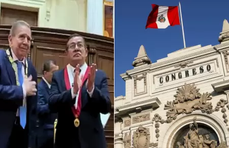 Edmundo Gonzlez en el Congreso.