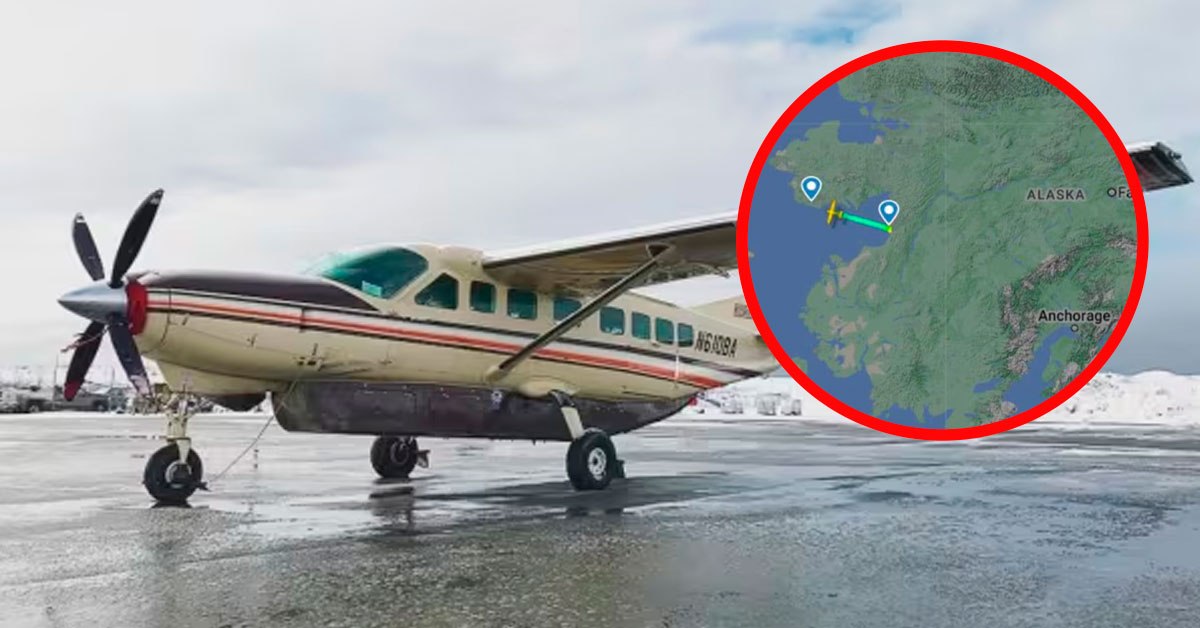 Avión con 10 personas a bordo desapareció en Alaska: Última señal fue sobrevolando el mar