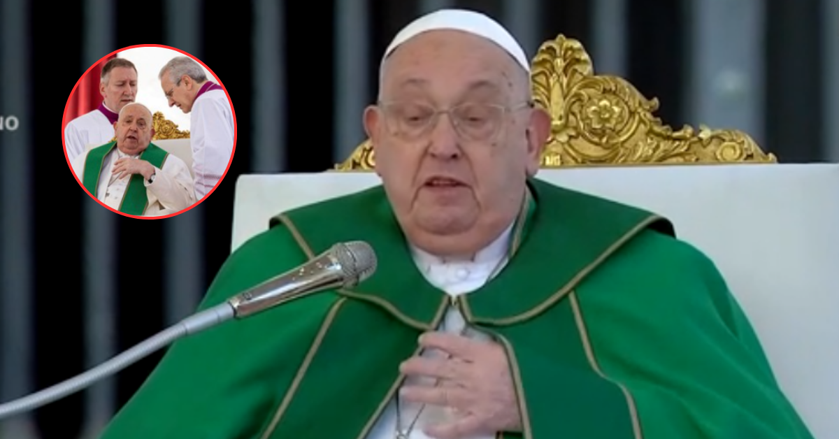 ¡Causó gran susto! Papa Francisco interrumpe lectura de su homilía al presentar problemas respiratorios
