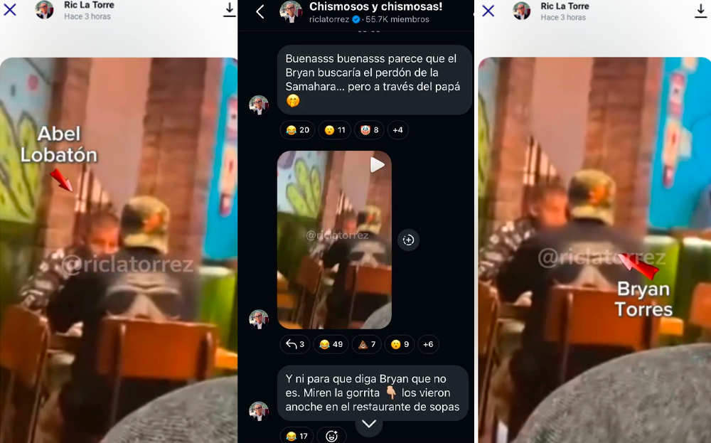 Bryan Torres se reúne con Abel Lobatón tras acusaciones de infidelidad.