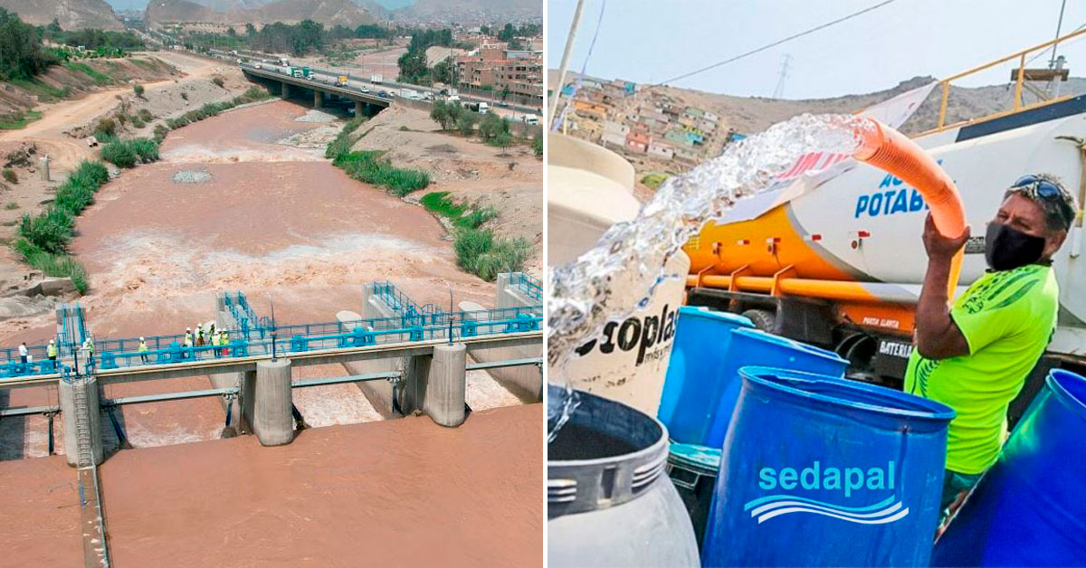 Sedapal descarta suspensión del servicio de agua en Lima y Callao por ...