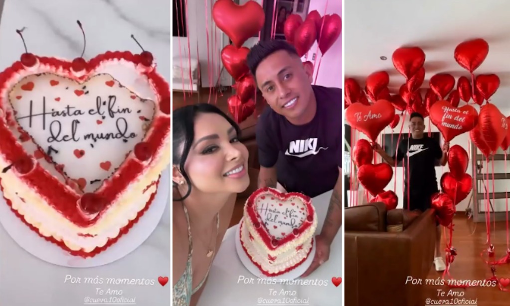 Christian Cueva tiene detalle con Pamela Franco.