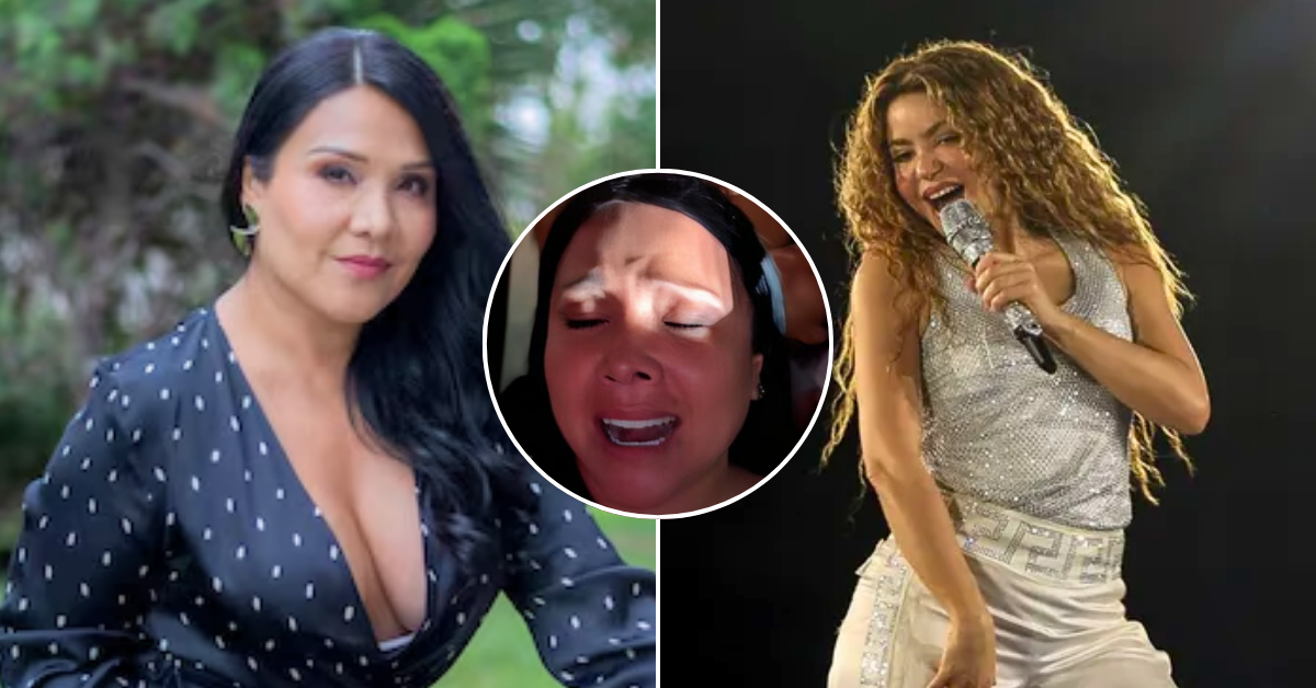 Tula Rodríguez estalló en llanto durante concierto de Shakira: "No sé cómo vivir sin tu amor"