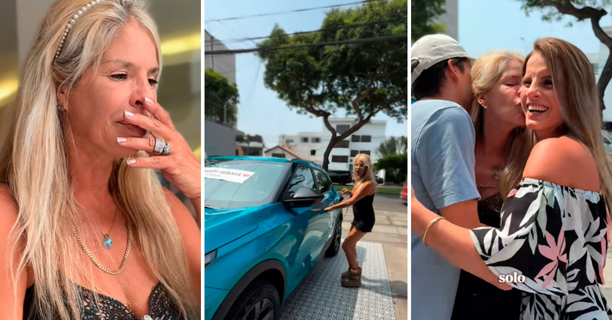 Alejandra Baigorria y su hermano le regalan un lujoso auto a su madre: "Una muestra de lo que te mereces"