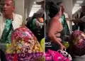 Mujer lleg al aeropuerto y la estaban esperando el novio y el amante: Inesperado final