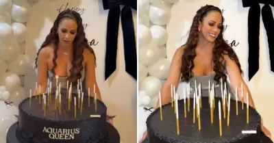 Melissa Klug celebra sus 41 aos.