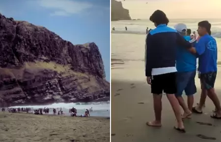 Menor desaparece en playa de Chilca.