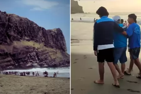 Menor desaparece en playa de Chilca.