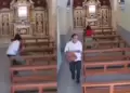 Hombre finge ser devoto, entra a iglesia y roba cartera a mujer que rezaba: Cmara capt los hechos