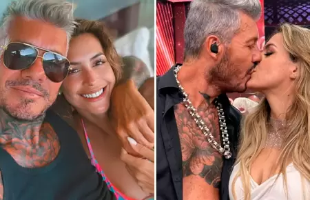 Milett Figueroa y Marcelo Tinelli reafirman su amor.