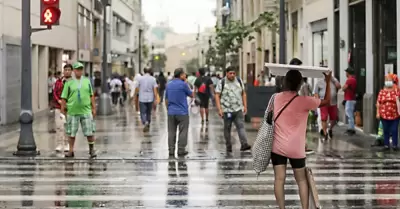 Lluvias en Lima y otras regiones.