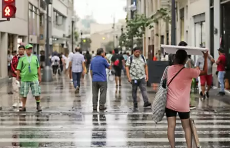 Lluvias en Lima y otras regiones.