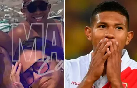 Reaccin de Edison Flores tras su ampay en yate.