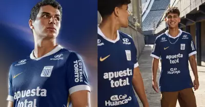 Esta es la nueva camiseta visitante de Alianza Lima.