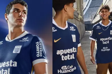 Esta es la nueva camiseta visitante de Alianza Lima.