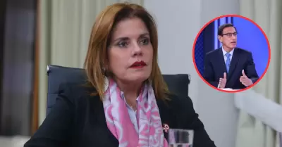 Mercedes Aroz arremete contra Martn Vizcarra.