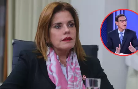 Mercedes Aroz arremete contra Martn Vizcarra.