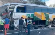 Bus choca contra un camin en la carretera: Reportan dos fallecidos y decenas de heridos