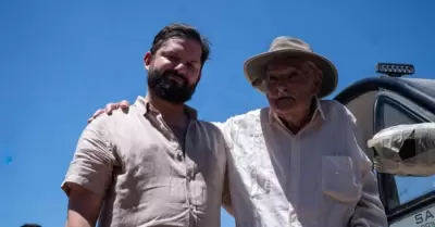 Gabriel Boric visit a Pepe Mujica