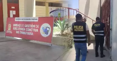 Robo en Municipalidad Provincial de Tacna.