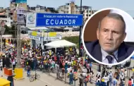 Canciller Schialer precisa que ciudadanos peruanos en Ecuador pueden regresar pese a cierre de frontera