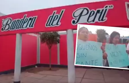 Padres denuncian falta de vacantes en colegio de Pisco.