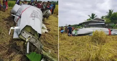 Accidente areo en Filipinas.