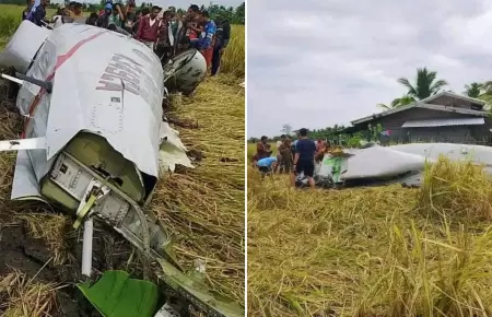 Accidente areo en Filipinas.