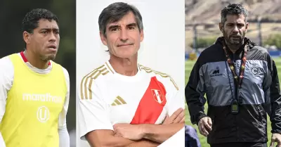 Juan Pajuelo, Oscar Ibez y Maximiliano Bizzio sern el Comando Tcnico de Per