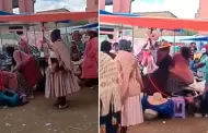 Mujer sorprende a su esposo IN FRAGANTI con su amante en una feria: "La sac de los pelos"