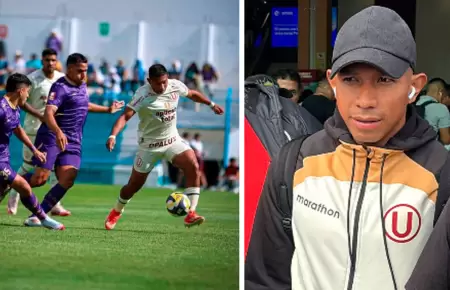 Edison Flores tras empate de la 'U'.